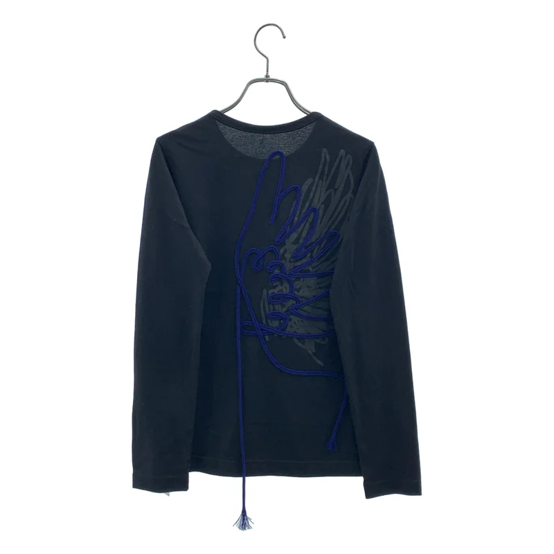 Y's / ワイズヨウジヤマモト | CORD EMBROIDERY / コットン バックプリント カットソー | 2 | レディース
