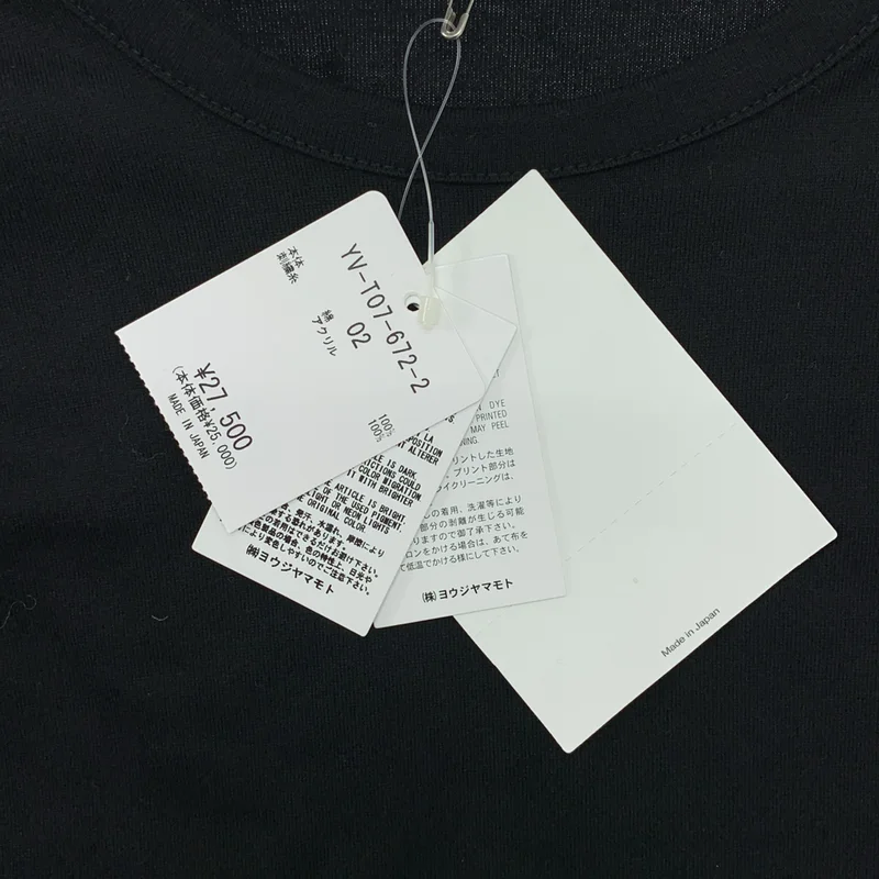 Y's / ワイズヨウジヤマモト | CORD EMBROIDERY / コットン バックプリント カットソー | 2 | レディース