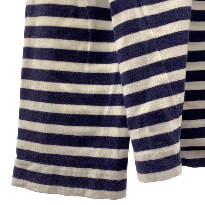 PLAY COMME des GARCONS / プレイコムデギャルソン | AD2005 | コットン ボーダー ロゴ刺しゅう ロングスリーブTシャツ | S | メンズ