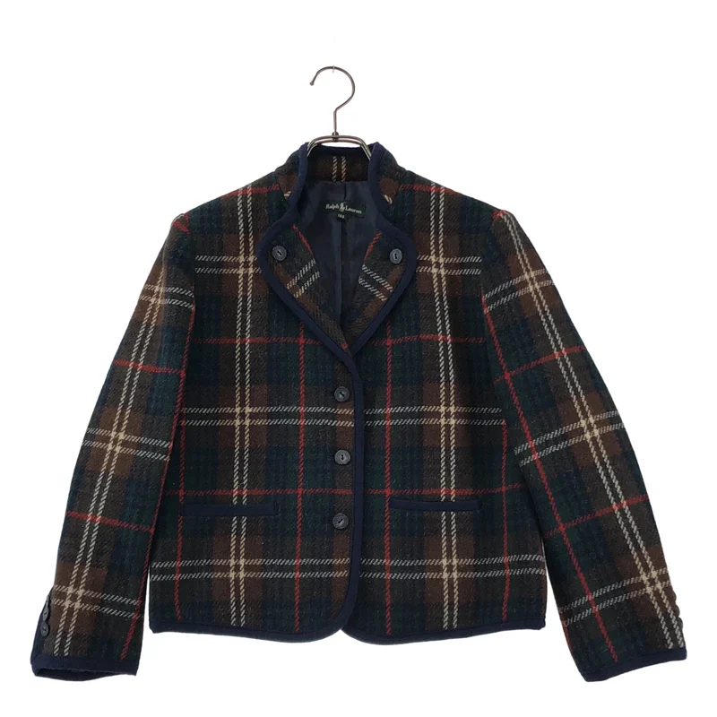 RALPH LAUREN / ラルフローレン | ウール シングルブレスト ジャケット/ 総裏地 | 160 | レディース