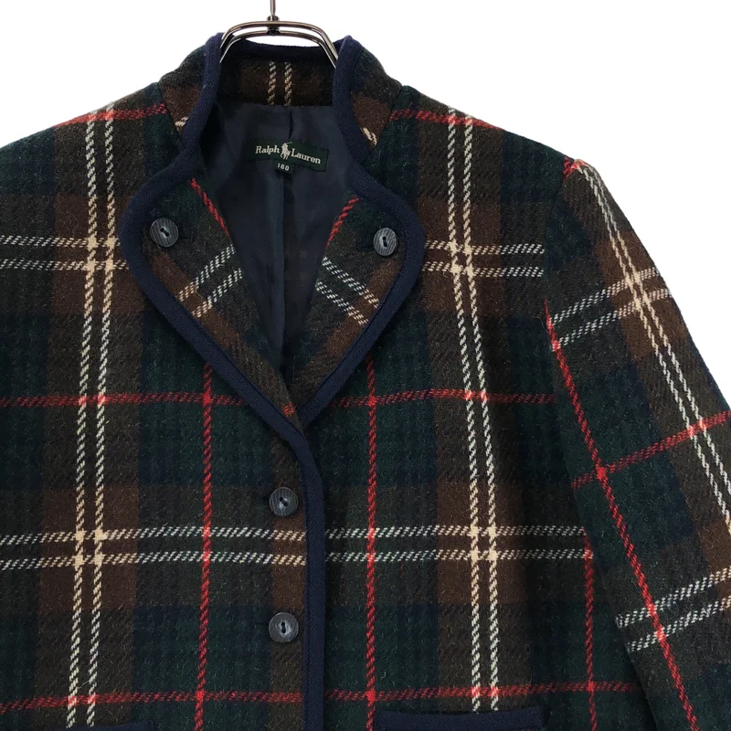 RALPH LAUREN / ラルフローレン | ウール シングルブレスト ジャケット/ 総裏地 | 160 | レディース