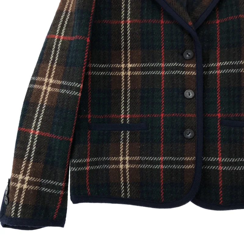 RALPH LAUREN / ラルフローレン | ウール シングルブレスト ジャケット/ 総裏地 | 160 | レディース