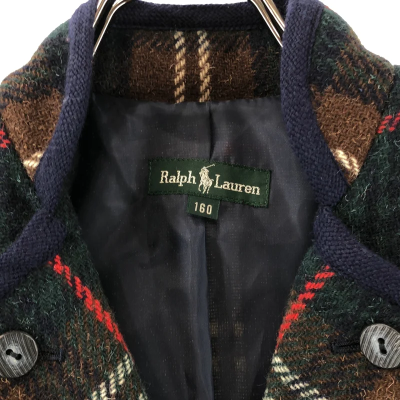 RALPH LAUREN / ラルフローレン | ウール シングルブレスト ジャケット/ 総裏地 | 160 | レディース