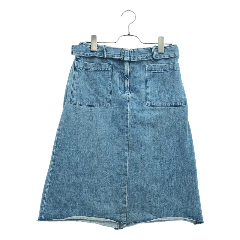 MM6 Maison Martin Margiela / エムエムシックスメゾンマルタンマルジェラ | ベルテッド デニムスカート | 40 | レディース