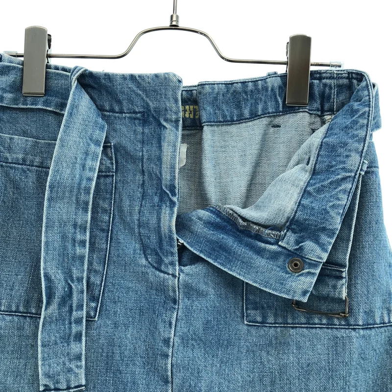 MM6 Maison Martin Margiela / エムエムシックスメゾンマルタンマルジェラ | ベルテッド デニムスカート | 40 | レディース