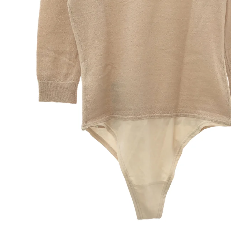 BORDERS at BALCONY / ボーダーズアットバルコニー | 2025AW | KNIT BODYSUIT / ウール ニットボディスーツ | 36 | レディース