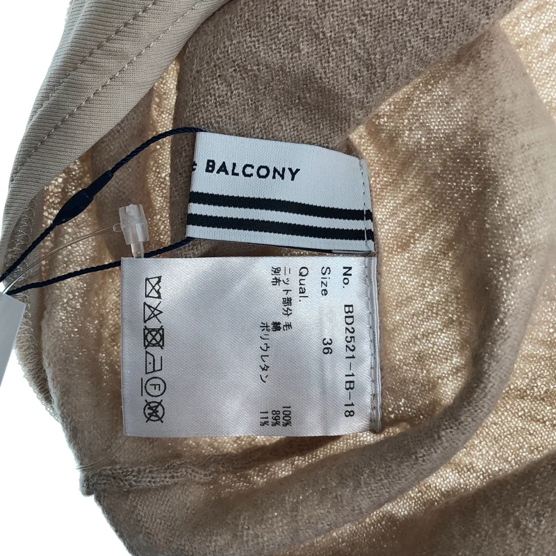 BORDERS at BALCONY / ボーダーズアットバルコニー | 2025AW | KNIT BODYSUIT / ウール ニットボディスーツ | 36 | レディース