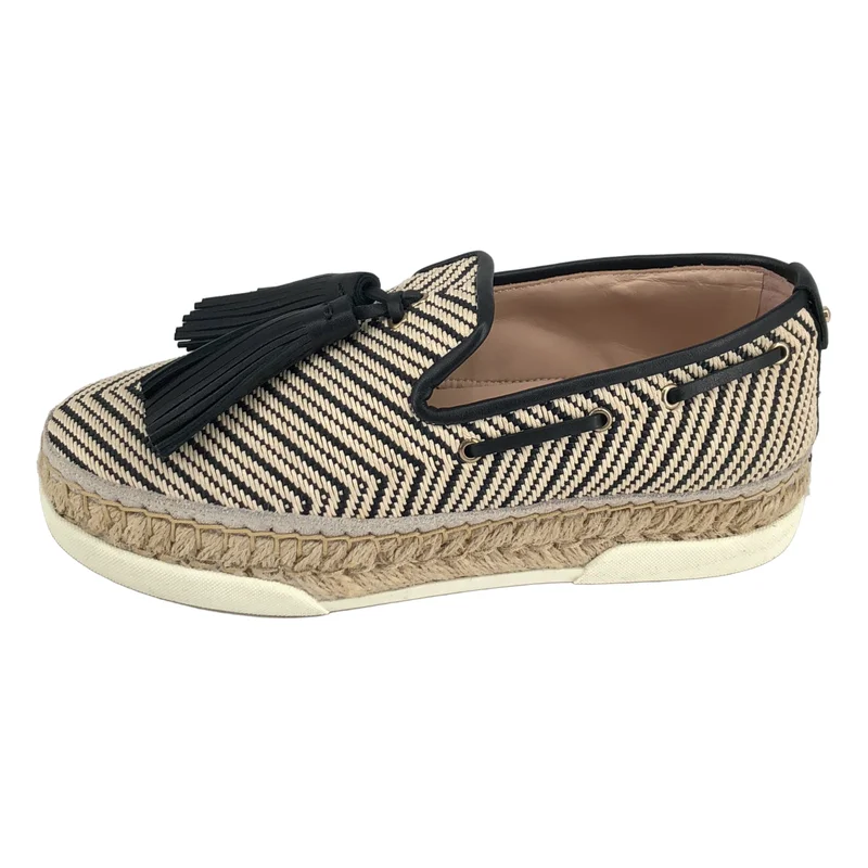 TOD'S / トッズ | タッセル エスパドリーユ シューズ | 35 | レディース