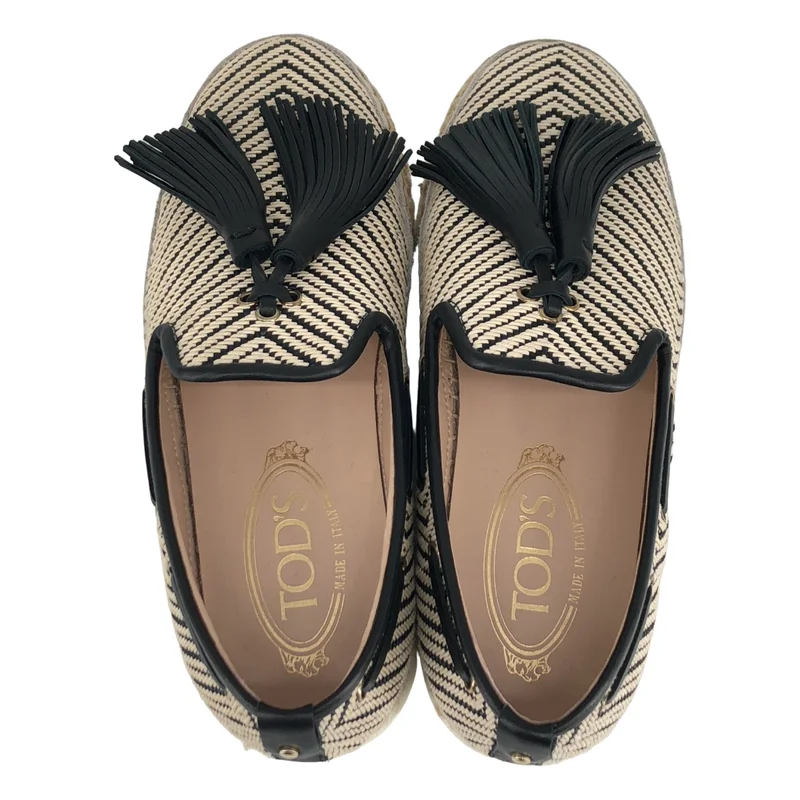 TOD'S / トッズ | タッセル エスパドリーユ シューズ | 35 | レディース