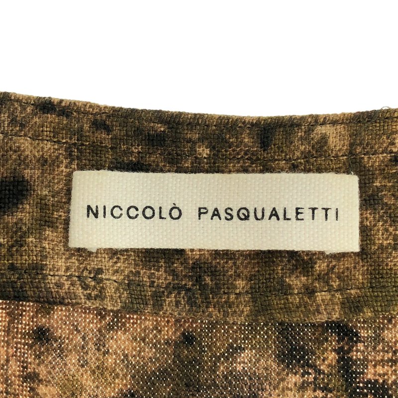 NICCOLO PASQUALETTI / ニッコロ パスカレッティ | リネン プルオーバーシャツ | XS | メンズ