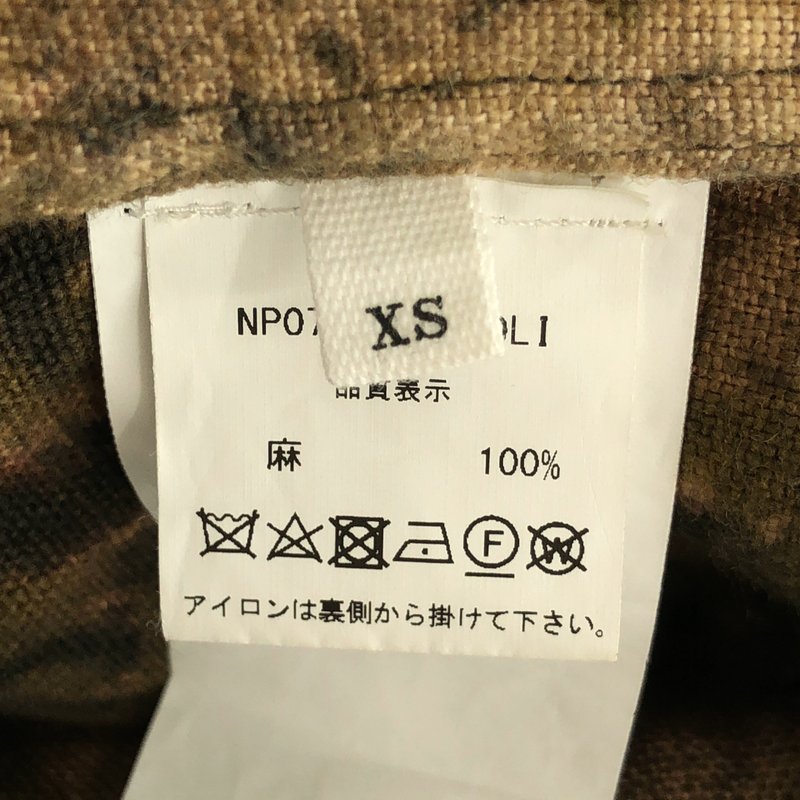 NICCOLO PASQUALETTI / ニッコロ パスカレッティ | リネン プルオーバーシャツ | XS | メンズ