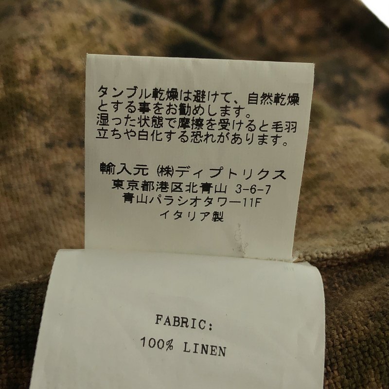 NICCOLO PASQUALETTI / ニッコロ パスカレッティ | リネン プルオーバーシャツ | XS | メンズ