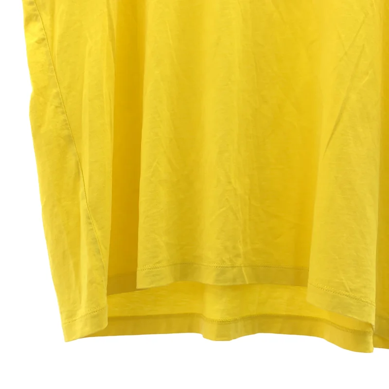 STELLA McCARTNEY / ステラマッカートニー | コットン スター刺しゅう カットオフスリーブTシャツ | 40 | レディース
