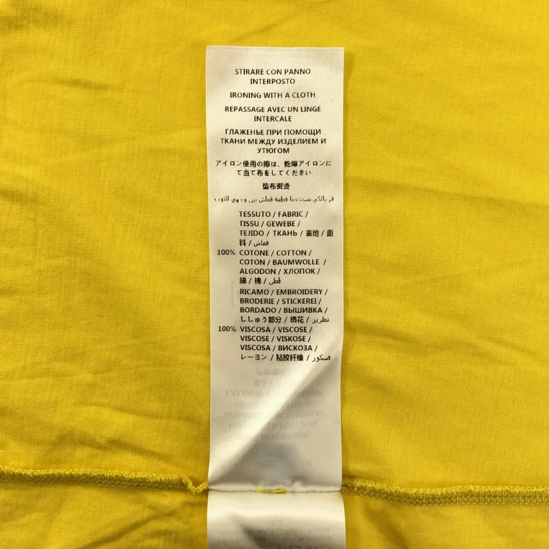 STELLA McCARTNEY / ステラマッカートニー | コットン スター刺しゅう カットオフスリーブTシャツ | 40 | レディース
