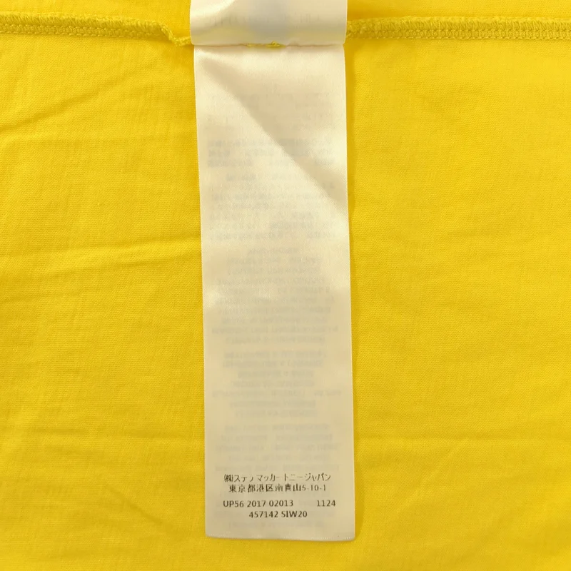 STELLA McCARTNEY / ステラマッカートニー | コットン スター刺しゅう カットオフスリーブTシャツ | 40 | レディース