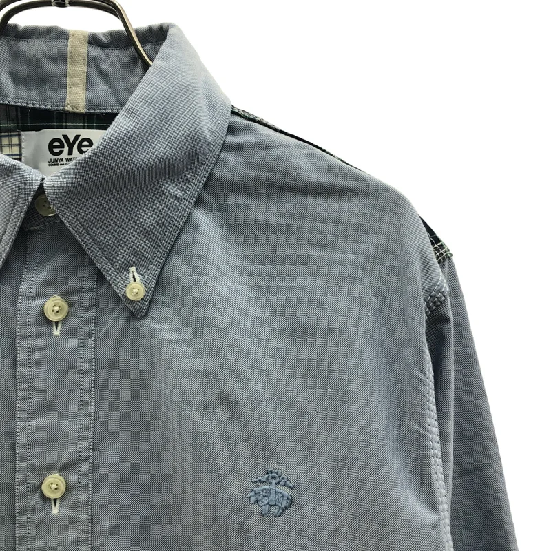eye JUNYA WATANABE COMME des GARCONS MAN / アイジュンヤワタナベ マン | 2012SS | × Brooks Brothers / コットン パッチワーク オックスフォードシャツ | S | メンズ