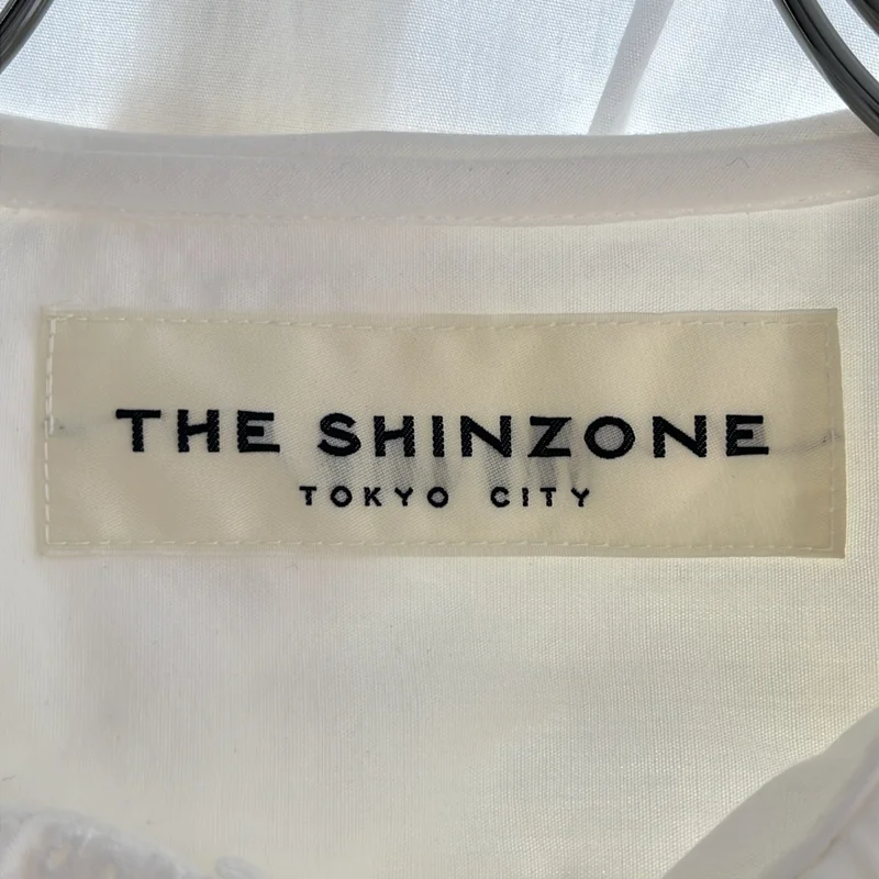 Shinzone / シンゾーン | “LACECOLLARBLOUSE” コットンレースカラーブラウスシャツ | F0 | レディース