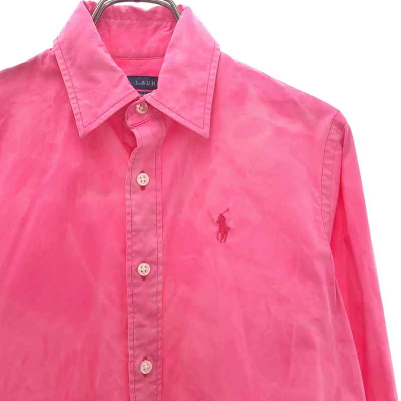 RALPH LAUREN / ラルフローレン | SLIM FIT コットン タイダイシャツ | 2 | メンズ