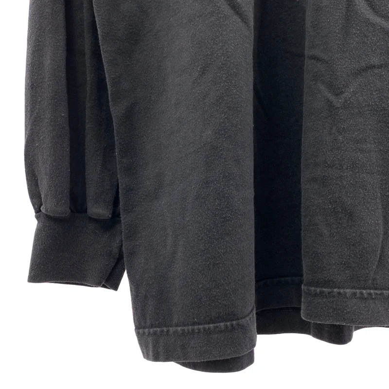 BALENCIAGA / バレンシアガ | 2023AW | Outline Long Sleeve T-Shirt ヴィンテージ加工 ロゴ 刺しゅう Tシャツ | 2 | メンズ