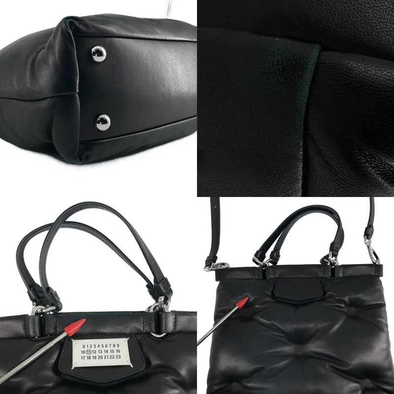 Maison Margiela / メゾンマルジェラ | GLAM SLAM TOTE BAG / グラムスラム 2way ショルダーストラップ付 レザー トートバッグ | UNI | レディース