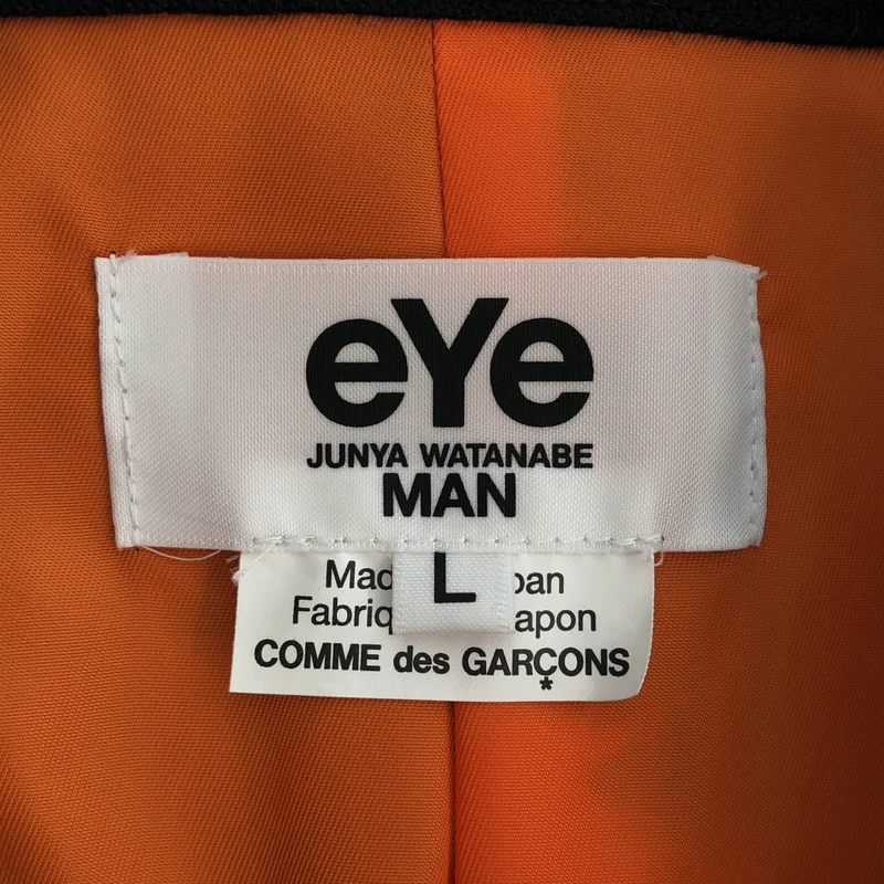 eye JUNYA WATANABE COMME des GARCONS MAN / アイジュンヤワタナベ マン | 2023AW | × ALPHA INDUSTRIES / ウール ナイロン MA-1カスタマイズ Wネーム テーラードジャケット | L | メンズ