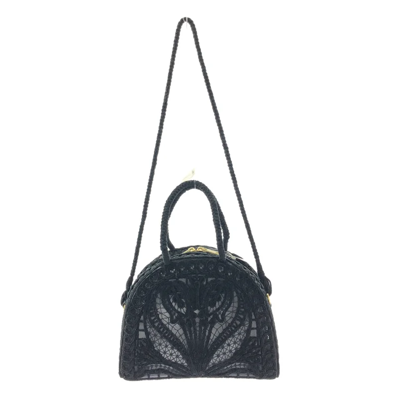 Mame Kurogouchi / マメクロゴウチ | CORDING EMBROIDERY DEMI LUNE HANDBAG ショルダーバッグ |