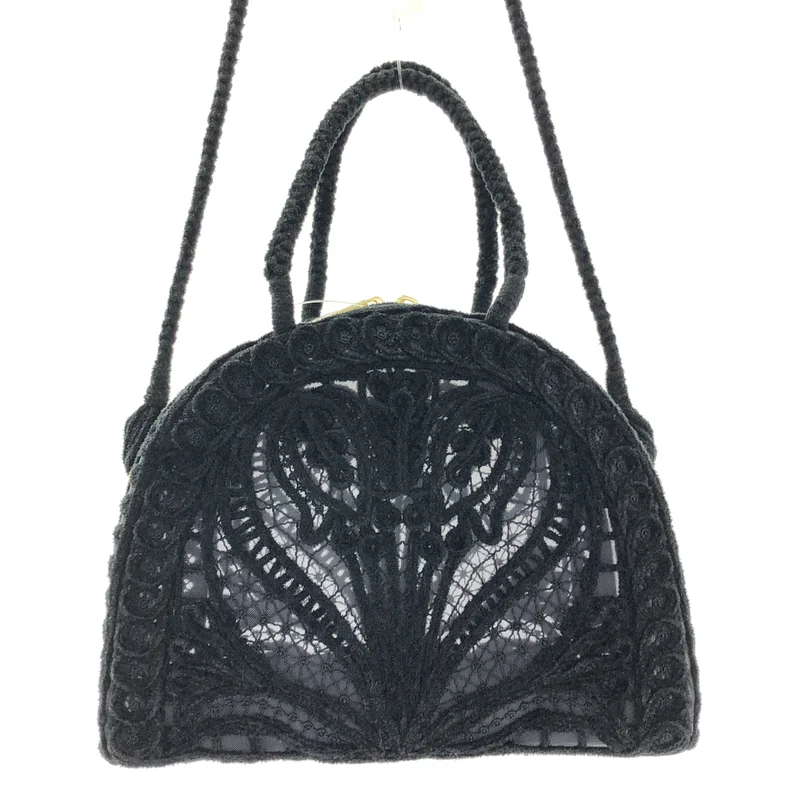 Mame Kurogouchi / マメクロゴウチ | CORDING EMBROIDERY DEMI LUNE HANDBAG ショルダーバッグ |