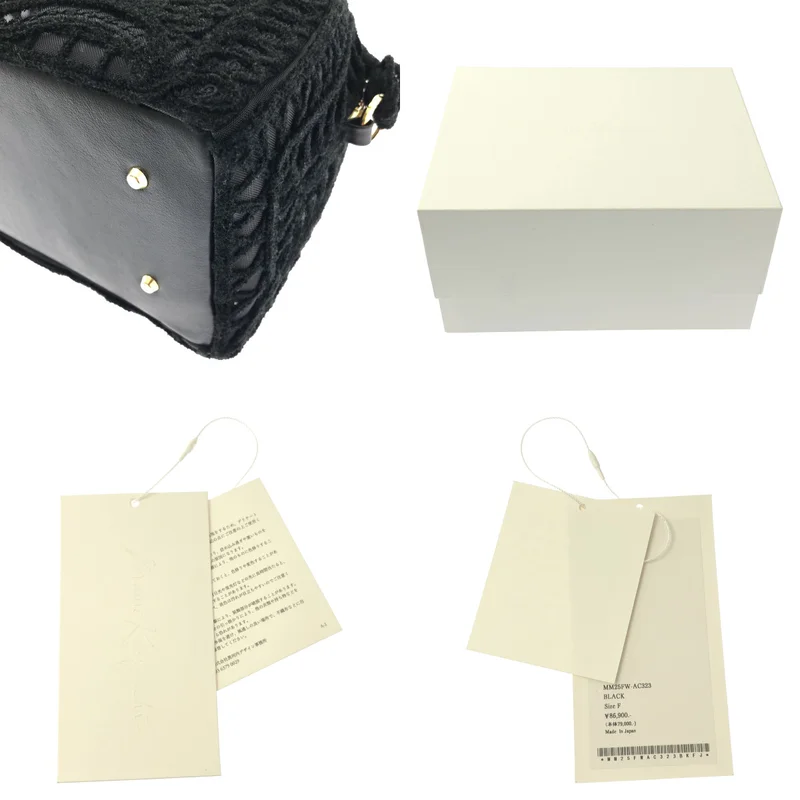 Mame Kurogouchi / マメクロゴウチ | CORDING EMBROIDERY DEMI LUNE HANDBAG ショルダーバッグ |