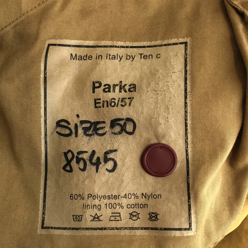Ten c / テンシー | PARKA ポリエステル ナイロン モッズコート | 50 | メンズ