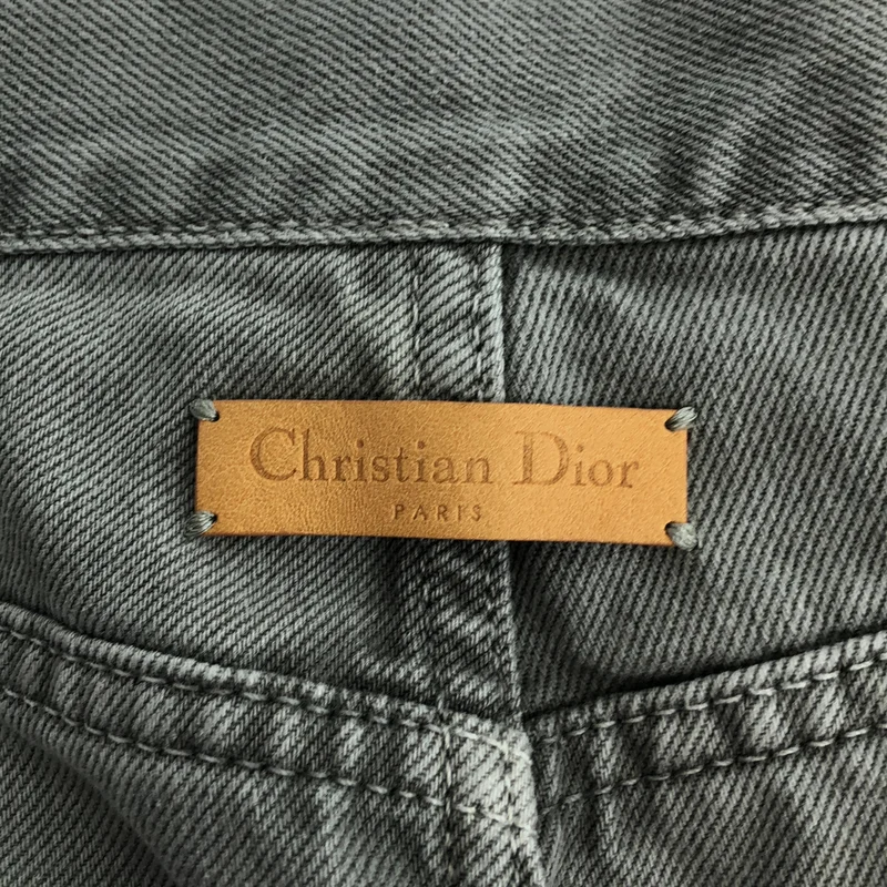 Christian Dior / クリスチャンディオール | 2025AW | バッグ レザーロゴ ストレートデニムパンツ | 34 | レディース