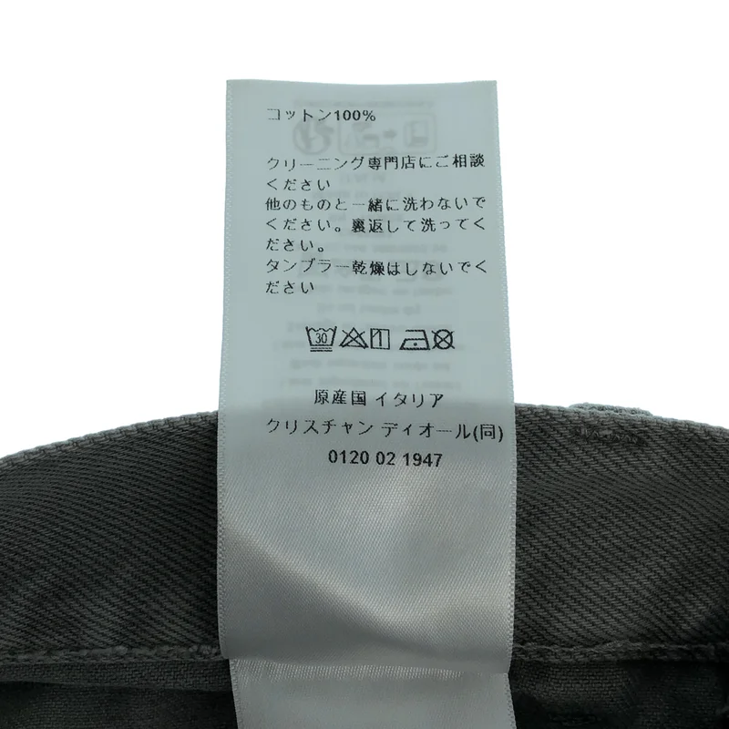 Christian Dior / クリスチャンディオール | 2025AW | バッグ レザーロゴ ストレートデニムパンツ | 34 | レディース