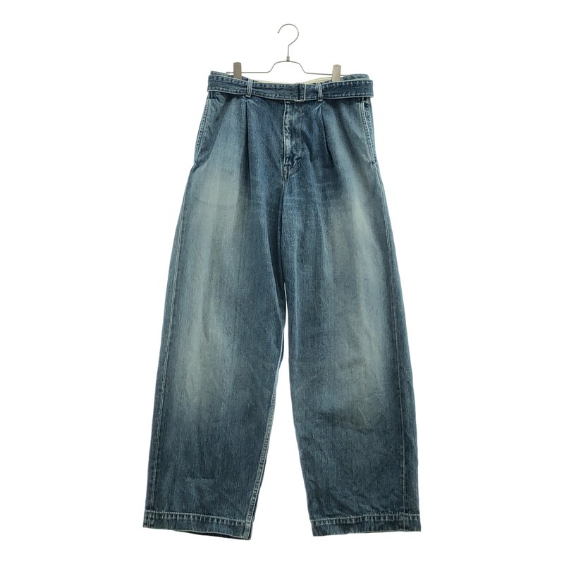 Graphpaper / グラフペーパー | 2024AW | Selvage Denim Belted Pants / セルビッジデニム | 2 | メンズ
