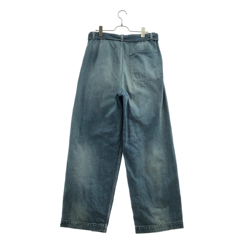 Graphpaper / グラフペーパー | 2024AW | Selvage Denim Belted Pants / セルビッジデニム | 2 | メンズ