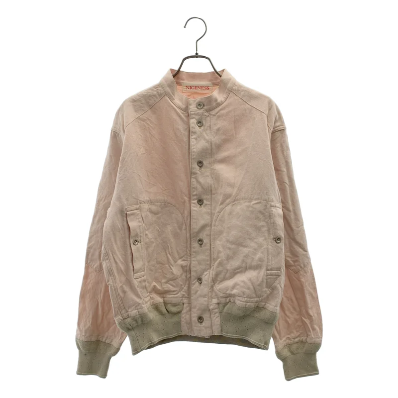 NICENESS / ナイスネス | 2022SS | EUGENE Wild Silk Flight Jacket ユージン ワイルド シルク フライトジャケット | S | メンズ