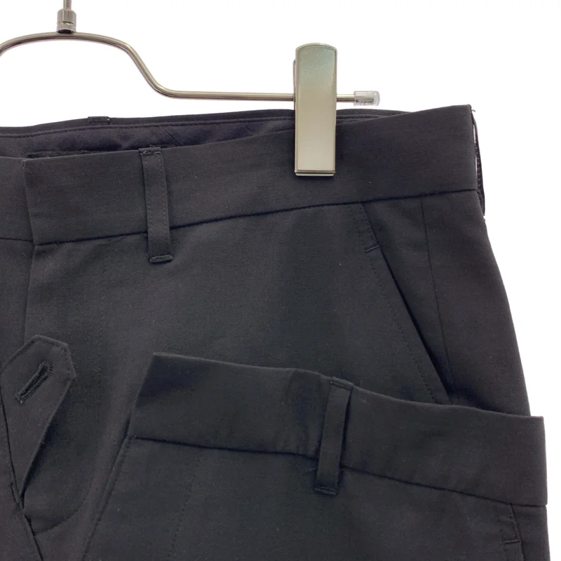 JUNYA WATANABE COMME des GARCONS / ジュンヤワタナベ | 2012SS | ウール混 レイヤードデザイン フレア ロングスカート | M | レディース