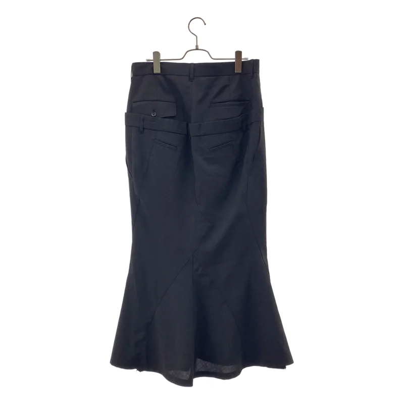 JUNYA WATANABE COMME des GARCONS / ジュンヤワタナベ | 2012SS | ウール混 レイヤードデザイン フレア ロングスカート | M | レディース