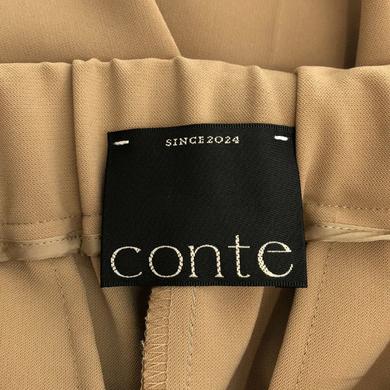 conte / コンテ | アシンメトリータック パンツ 8514-144-0001 | 36