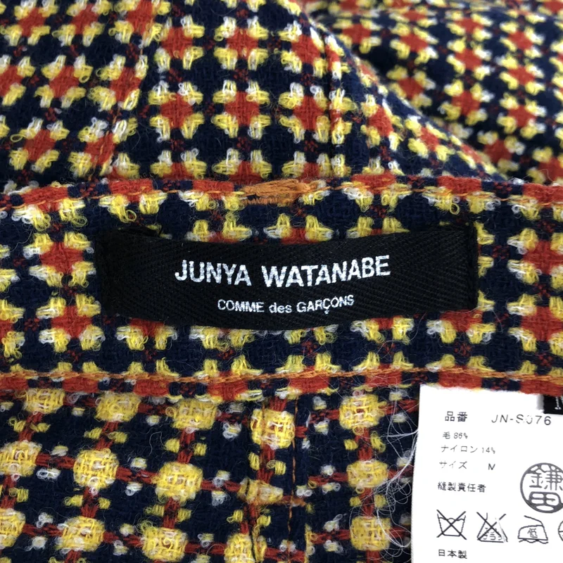 JUNYA WATANABE COMME des GARCONS / ジュンヤワタナベ | 2004AW | ウール ツイード チェック マーメイドスカート | M | レディース