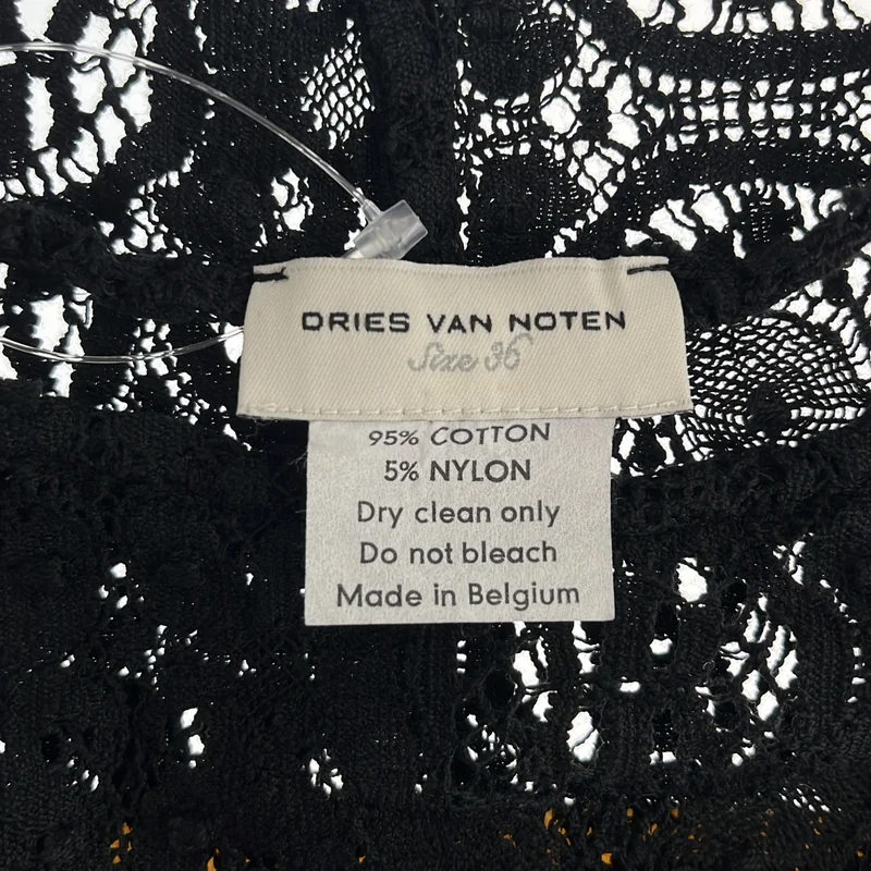 DRIES VAN NOTEN / ドリスヴァンノッテン | レース シャツ_長袖 | 36 | レディース