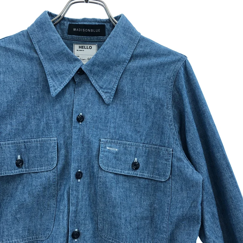 MADISON BLUE / マディソンブルー | ハンプトン シャンブレーシャツ | 2 | レディース