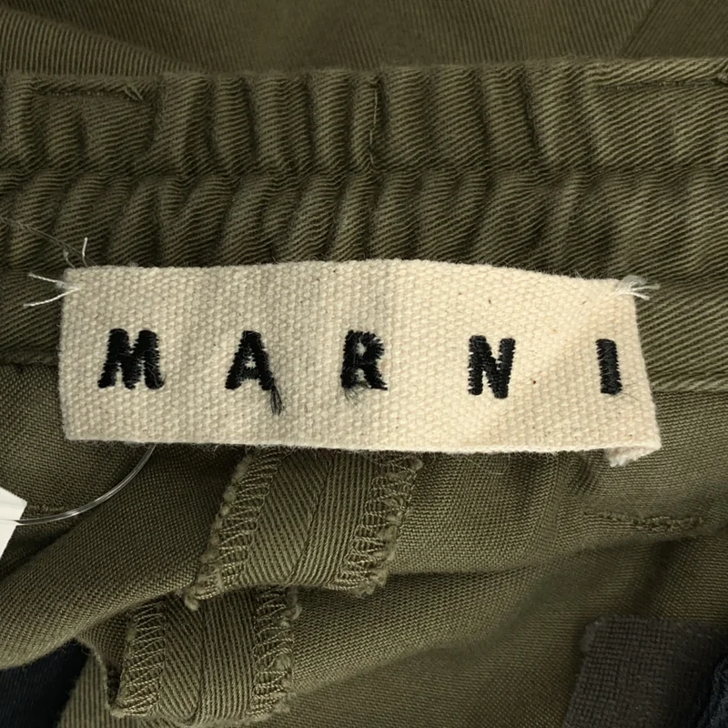 MARNI / マルニ | コットンツイル1Pシャーリングテーパードパンツ | 46 | メンズ