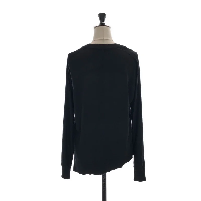 ALEXANDER WANG / アレキサンダーワン | ウール サイドスリット クルーネックニット | XS | レディース