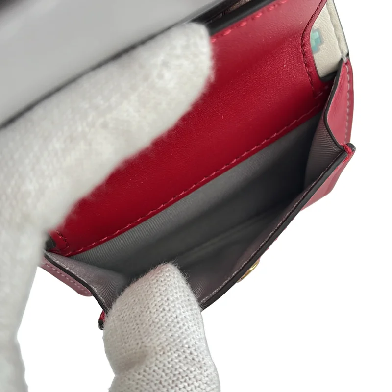 TORY BURCH / トリーバーチ | ドラゴン レザー コンパクト ウォレット / 財布 |