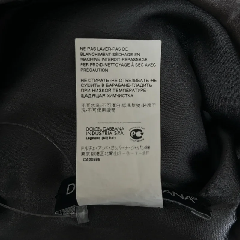 DOLCE＆GABBANA / ドルチェ＆ガッバーナドルガバ | シルク ドレープ ギャザー ノースリーブ ドレス ワンピース | 38 | レディース