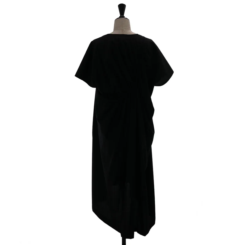 JUNYA WATANABE / ジュンヤワタナベ | 2022SS | ウール 裾チェーン レイヤードワンピース | S | レディース