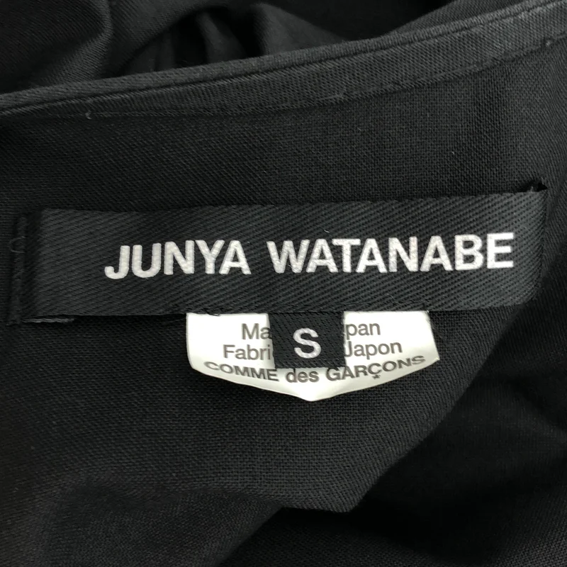 JUNYA WATANABE / ジュンヤワタナベ | 2022SS | ウール 裾チェーン レイヤードワンピース | S | レディース