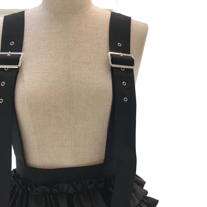 noir kei ninomiya / ノワールケイニノミヤ | 2020SS | フリル 吊り スカート 3E-A015 | XS | レディース