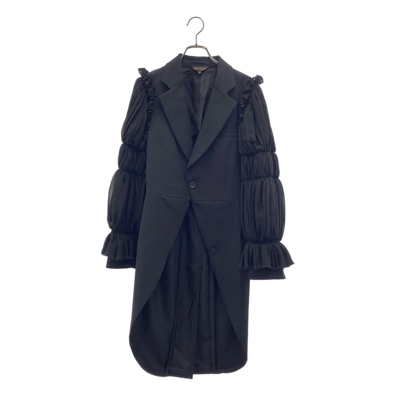 COMME des GARCONS / コムデギャルソン | 2020AW | ギャザースリーブ 燕尾 テーラードジャケット | XS | レディース