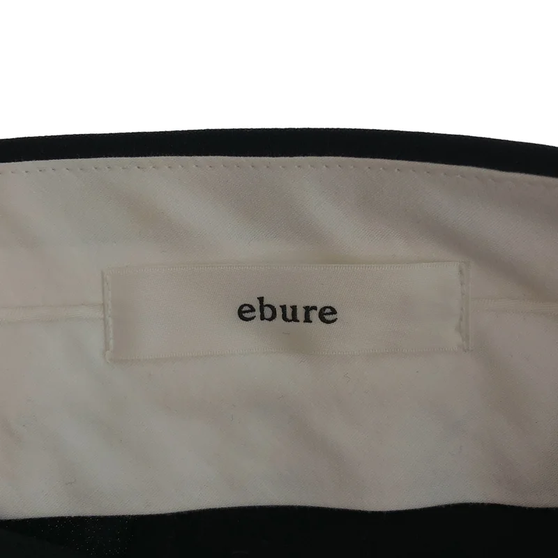 ebure / エブール | ウール ドライギャバジン タック ワイドスラックス 3810600349 | 38 | レディース