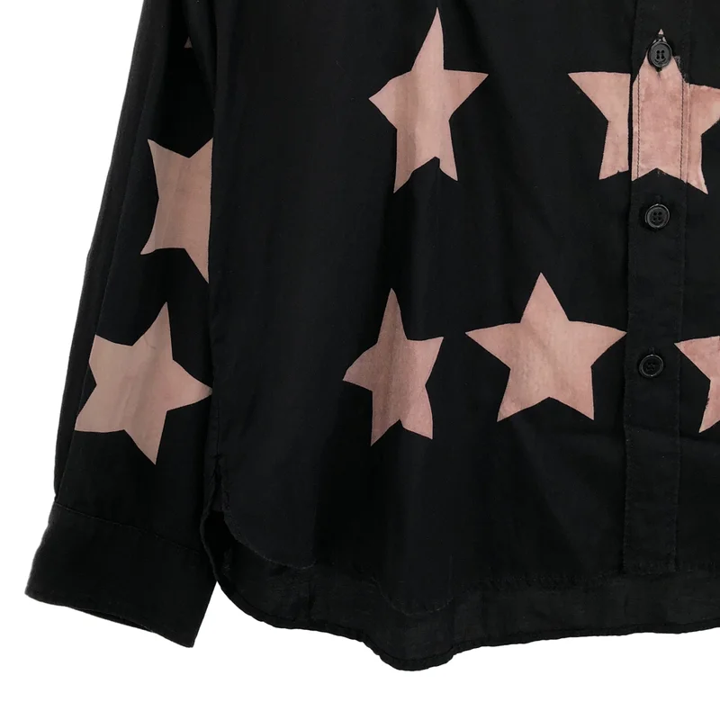 SAINT LAURENT / サンローラン | 2016SS | スター ブリーチ ミリタリーシャツ_長袖 | L | メンズ